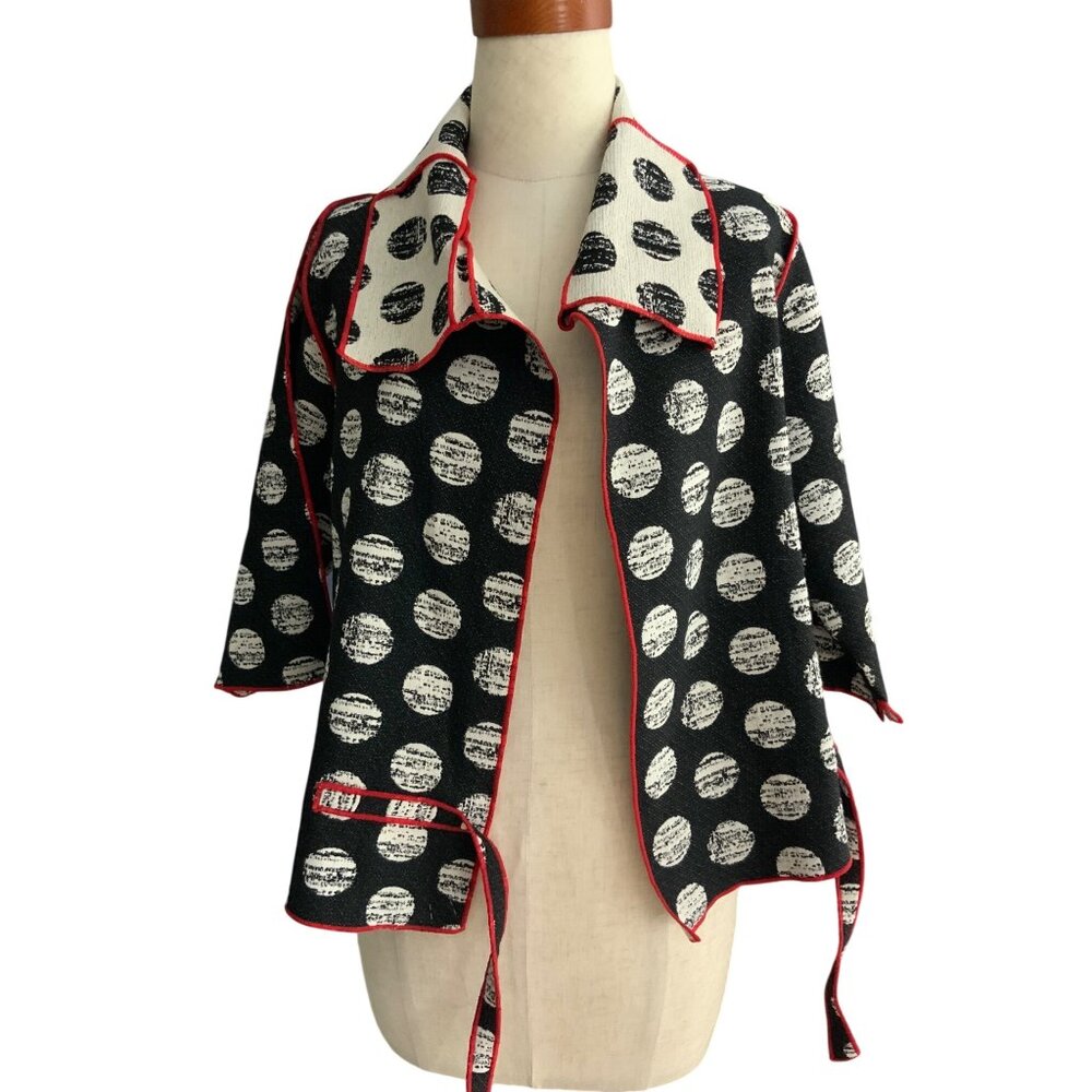 Anya art to wear one of a kind spring summer jacket small